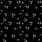 Ditsy Black Florals