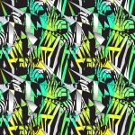 Neon Tropics Zebras