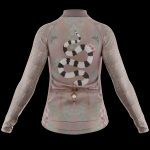 The Snake Collection - Oyster Pink Snake Skin - Back Jacket