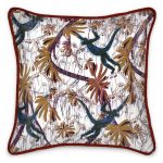 Monkey Business Brown Cushion