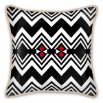 Black & Red  Chevron - Tribal
