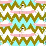 SWANS Pink & Turquoise