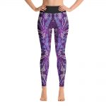 Sexy Army Purple Yoga Legging Mirror