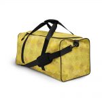Gold Floral Garden Duffle Bag