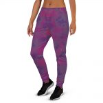 Purple Floral Garden Women's Joggers