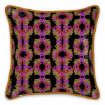 Hydrangeas Pink/Brown Cushion