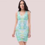 CANDY FLORAL BLUE Sublimation Cut & Sew Dress