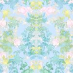 Blue Candy Floss Floral