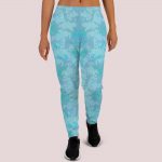 Blue Floral Garden Uni Sex Joggers